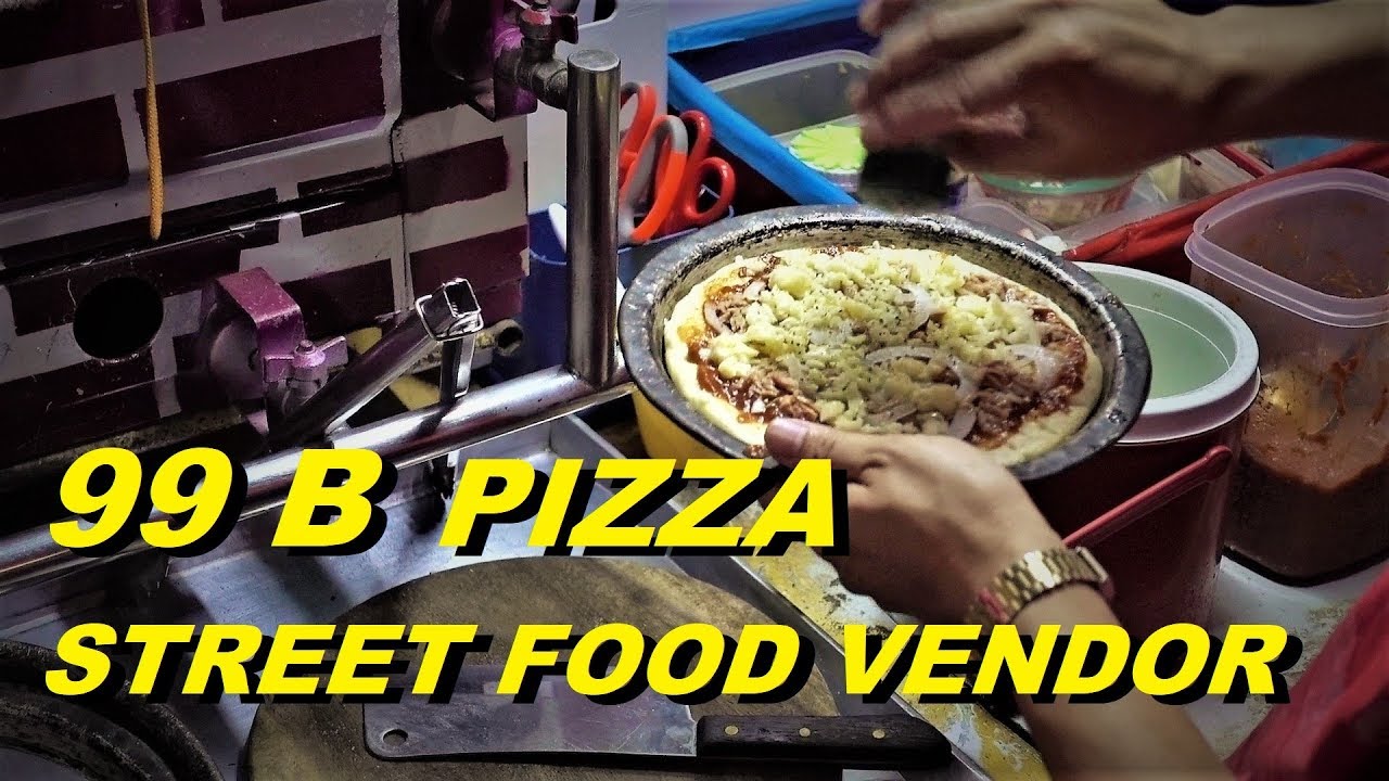 A 99 Baht Pizza Street Food Cart In Pattaya Wtf New Bars Soi