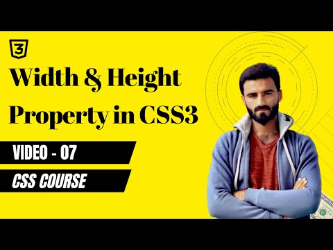 Width & Height in CSS || CSS Tutorial in Hindi & Urdu