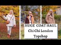 HUGE WINTER COAT HAUL incl. coats from Chi Chi London/Topshop/M&amp;S #fashion #style #hertimelessstyle