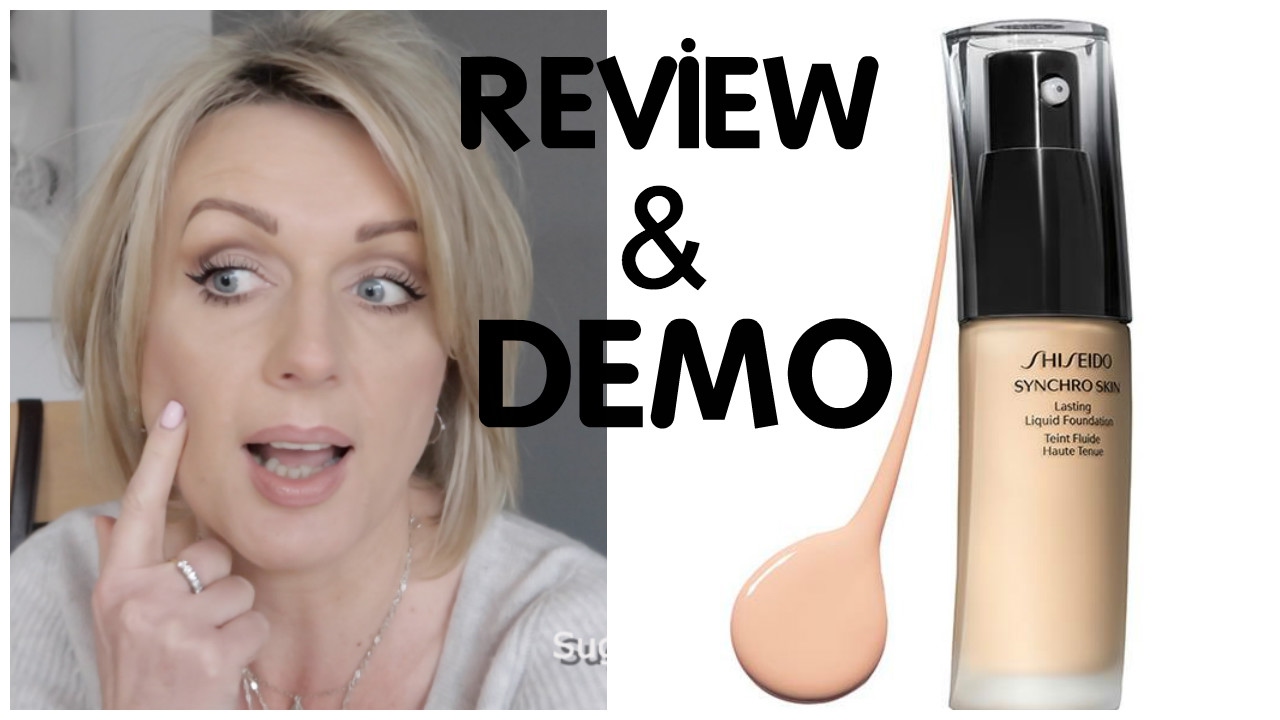 Shiseido Synchro Skin Foundation Neutral 3 Review And Demo YouTube