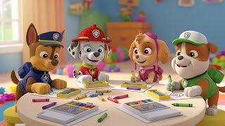 PAW Patrol Drawing & Coloring Fun 🎨🐾 | Coloring Pages & Games for Kids | 3D Cartoon screenshot 1