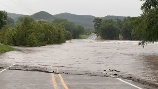 Campers in Texas stranded as Frio River floods