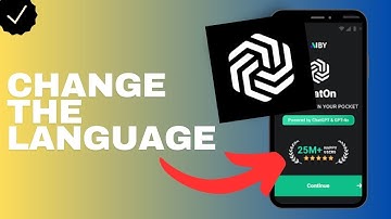 How to change the language in the Chaton AI app?