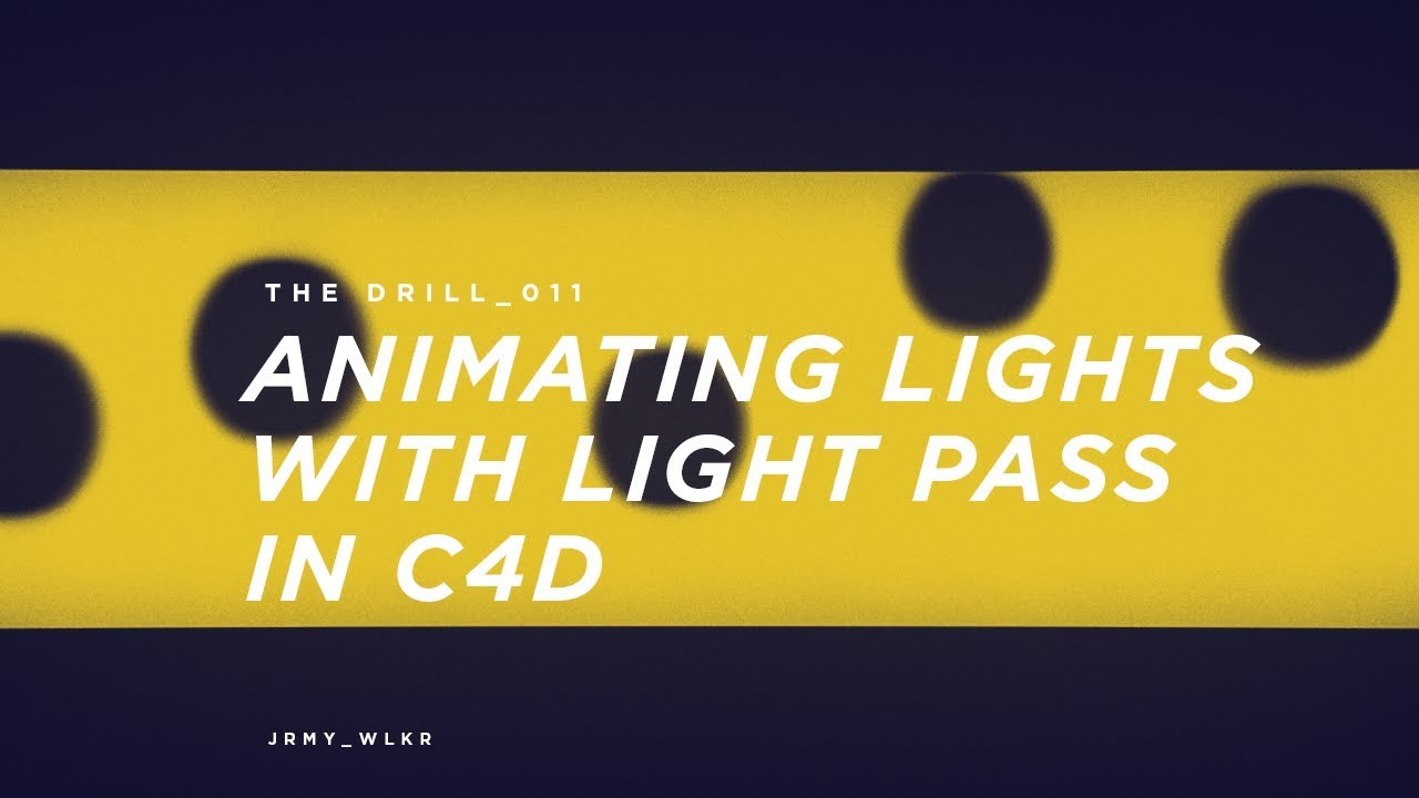 The Drill_011 // Animating Lights with Light ID Pass in C4D - YouTube