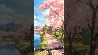 Most Beautiful Cycling Route Ever 🌸 #shorts #4k #gulibuli