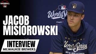 Jacob Misiorowski Reflects on Milwaukee Brewers Making World Series, Tampa Bay Rays Impressions