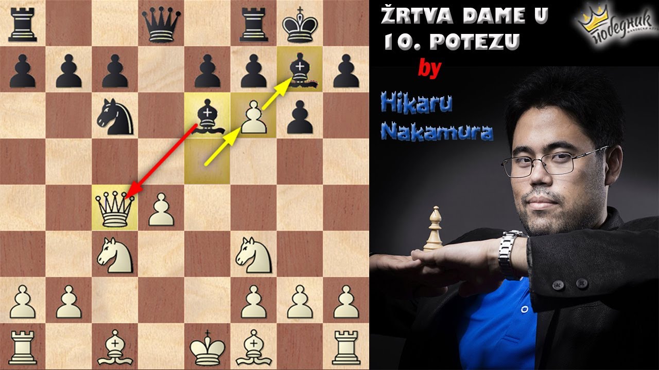 ŽRTVA DAME u 10. potezu protiv 2600 ELO | Nakamura vs Mikhalevski |