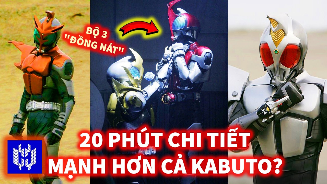 TẤT TẦN TẬT Về Bộ Ba Nguyên Tử Trong Kabuto - Bộ Ba Rider của ZECT: Caucasus - Ketaros - Hercus