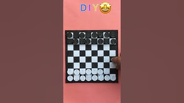 DIY paper chessboard 🤩 #shorts #youtubeshorts #shortsvideo