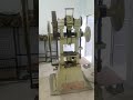 Working of single stroke heavy duty tablet press machine