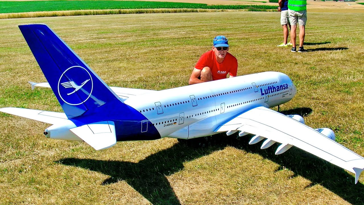 HUGE RC AIRBUS A380 800 AWESOME ELECTRIC JET MODEL AIRLINER huge-rc-airbus-a380-800-awesome-electric-jet-model-airliner