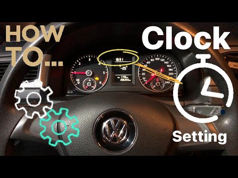 How to Clock setting Volkswagen Caddy mk4 2017