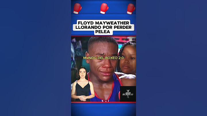 Floyd Mayweather llorando por perder pelea #boxeo #boxing #box