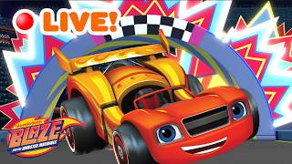🔴 LIVE: Blaze's FASTEST Races & Rescues Marathon! 🏎️ | Blaze and the Monster Machines