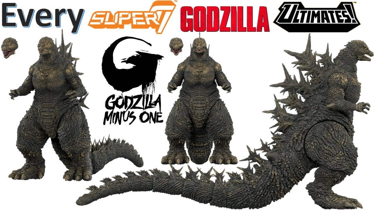 see newer video*** Every Super7 Ultimates Godzilla figures