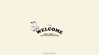 cute 'Snoopy themed' Intro & Outro templates | FREE FOR USE