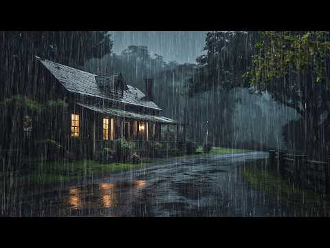 Sonido de Lluvia Relajante para Dormir en 10 Minutos - Lluvia y Truenos en Bosque, ASMR #235
