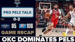 THUNDER BLOW OUT PELICANS | TAKE COMMANDING 3-0 LEAD | BRANDON INGRAM STRUGGLES AGAIN