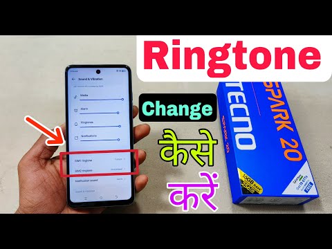 How To Chnage Ringtone Tecno Spark 20 Tecno Spark 20 Ringtone Kaise Badlen Ringtone Settings