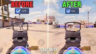 Top 5 Pro Settings in Call Of Duty Mobile Battle Royale | Best Settings For Cod Mobile Br screenshot 1