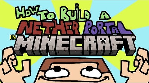 How To Build a NETHER PORTAL in MINECRAFT