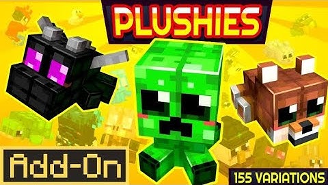 Plushies | Minecraft Bedrock Marketplace Add-On Showcase Full