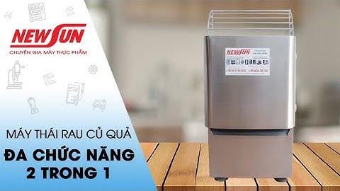 Máy Thái Rau Củ Quả QSP Thái Lát, Thái Sợi 2 Trong 1 I Điện Máy NEWSUN