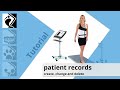 Zebris fdm software  create change and delete patient records