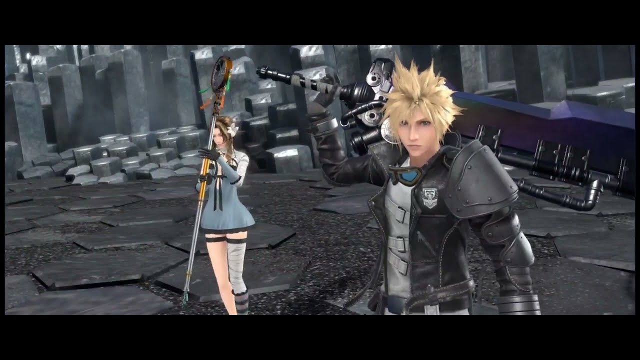 FF7EC 第19回ギルドバトル(延期後) ステージ5 65.94％(冷弱点付与) クラウド・ティファ・エアリス編成