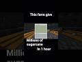 this farm give millions of sugarcane in 1 hour #minecraft #sugarcanefarmers #minecraftseed #trending