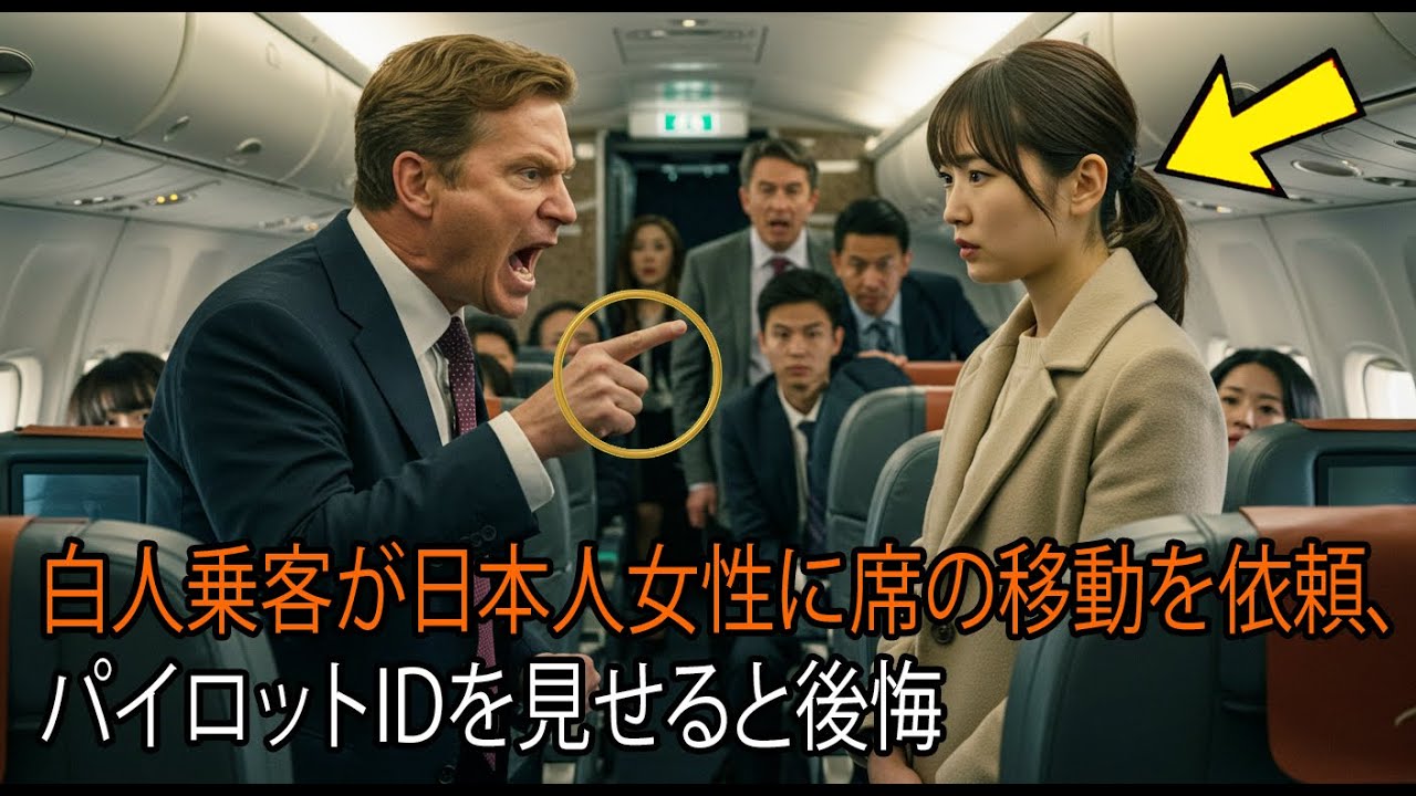 白人乗客が日本人女性に席の移動を依頼、パイロットIDを見せると後悔