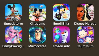 Disney Speedstorm,Magic Kingdoms,Emoji Blitz,Heroes Battle Mode,Coloring,Disney Mirrorverse,Frozen screenshot 3