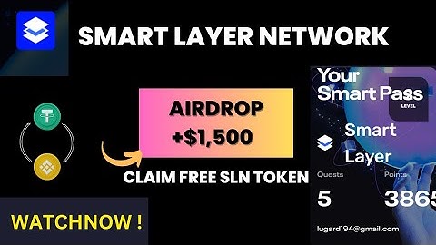 Smart Layer Airdrop : Claim $1,500 $SLN Token On Smart Layer Network || Smart Layer Token
