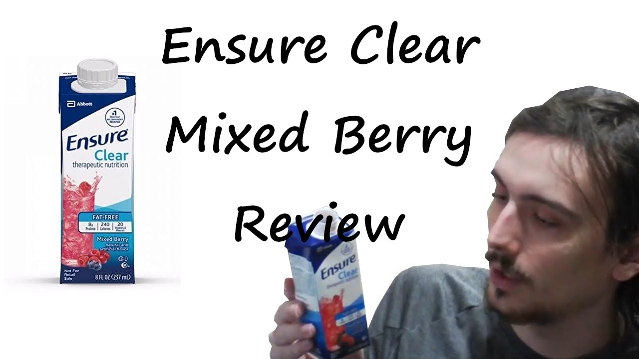 Ensure Clear Mixed Berry Review 