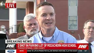 Information Full Press Conference: Cobb County police give update after shooting at McEachern High School Guide