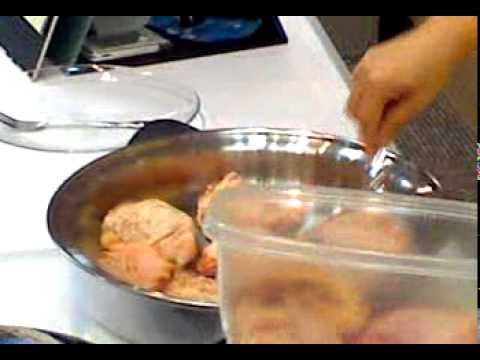 Frying Chicken without Oil by Saladmaster - YouTube