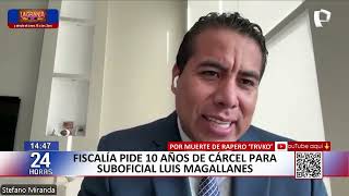 Fiscalía pide 10 años de cárcel para suboficial Luis Magallanes por muerte de rapero “Trvko”