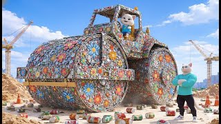 Kitten Built a Giant Soda Can Car 😿 — Was Mocked… PapaCat Rescued Her! ⛑️ | Ai Cat Story