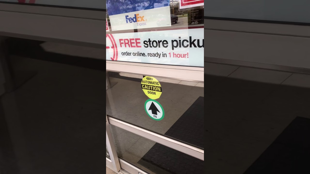 Stanley Automatic Doors at Office Max in Janesville, WI (Entering