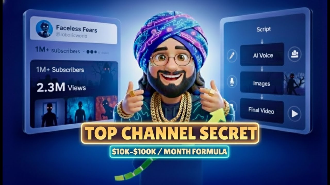 Unlock the $10K–$100K/Month Formula Top Horror Story Channels Use (Full Course)