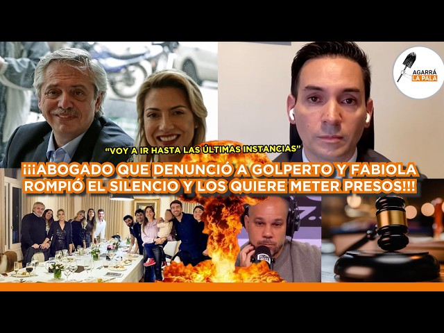 ABOGADO QUE DENUNCIÓ A GOLPERTO ROMPIÓ EL SILENCIO Y LOS QUIERE METER PRESOS: "ÚLTIMAS INSTANCIAS"