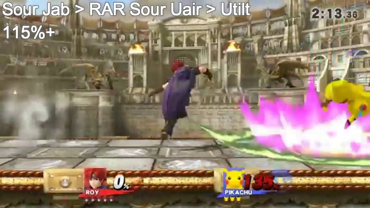 [Smash 4] Roy's 25/75 Untechable Combos