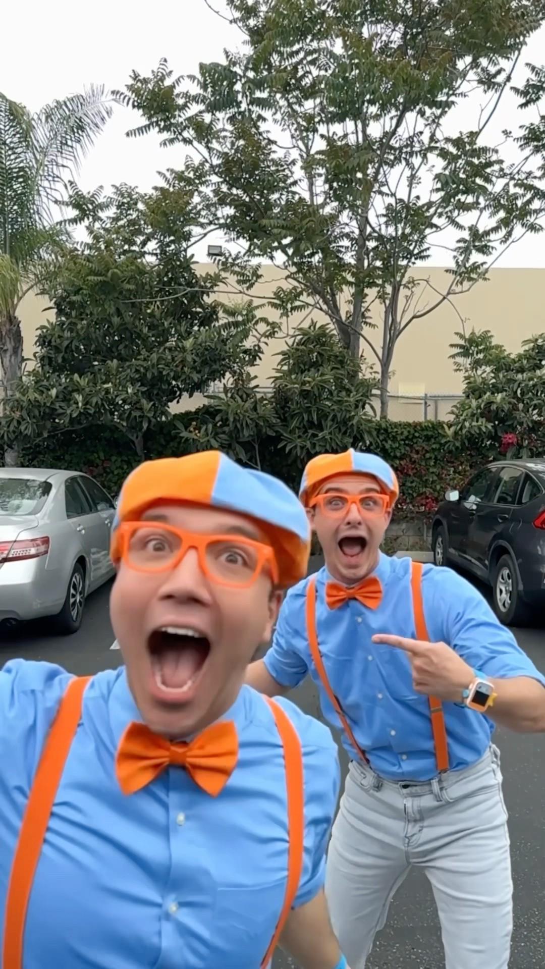 Blippi MEETS Blippi!? How many Blippis do you see? #blippi #shorts