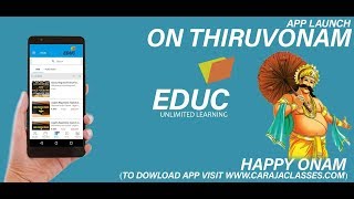 EDUC APP LAUNCH |  UNLIMITED LEARNING |HAPPY ONAM screenshot 2