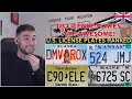 British Guy Reacts to U.S. License Plates Ranked