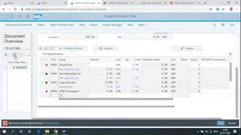 How to create Purchase Order in S/4HANA and FIORI- ME21N TCode to create Purchase Order .