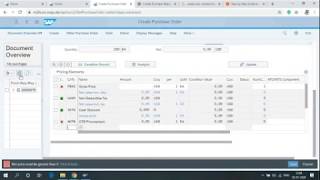How to create Purchase Order in S/4HANA and FIORI- ME21N TCode to create Purchase Order .