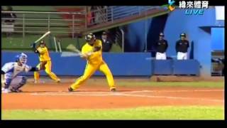 20120308 CPBL 黃鈞聲三壘安打