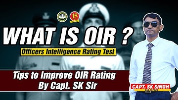 What is Officer’s Intelligence Rating (OIR) Test in SSB Interview ? | Tips to Improve OIR | MKC