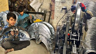 Amazing Manufacturing Process of Motorcycle Mudguard || How motorcycle Mudguards Are Made in Factory